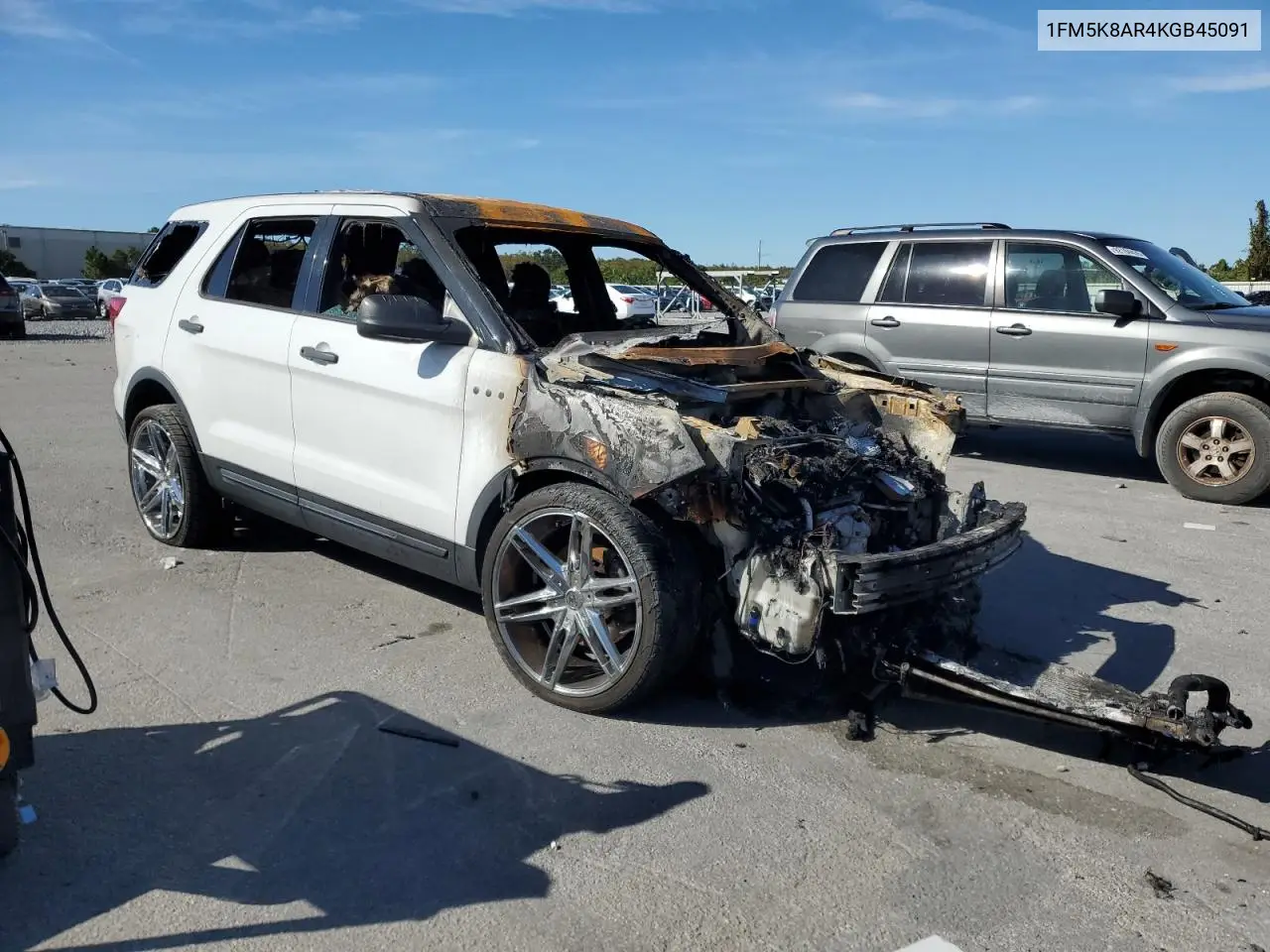 1FM5K8AR4KGB45091 2019 Ford Explorer Police Interceptor