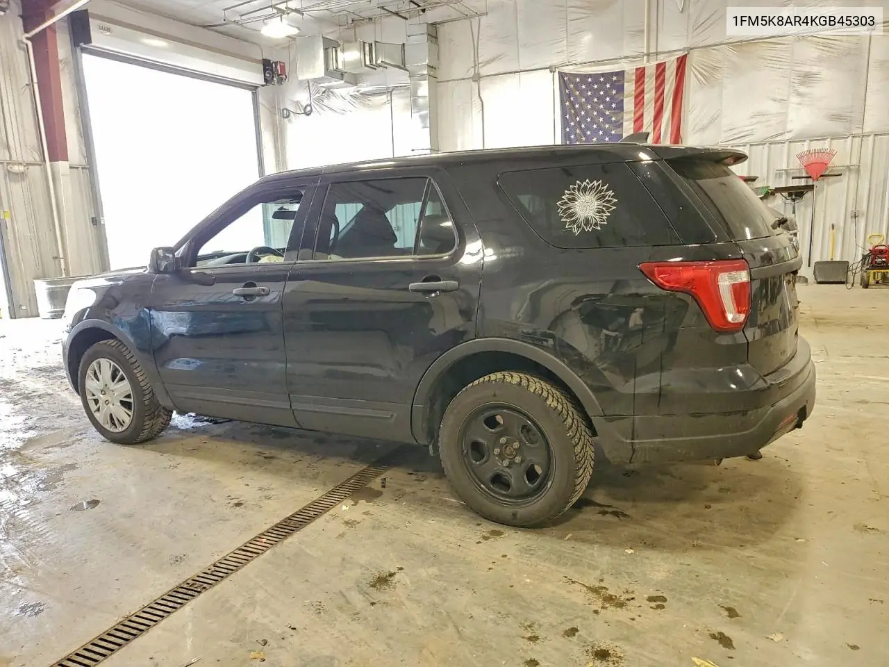 1FM5K8AR4KGB45303 2019 Ford Explorer Police Interceptor