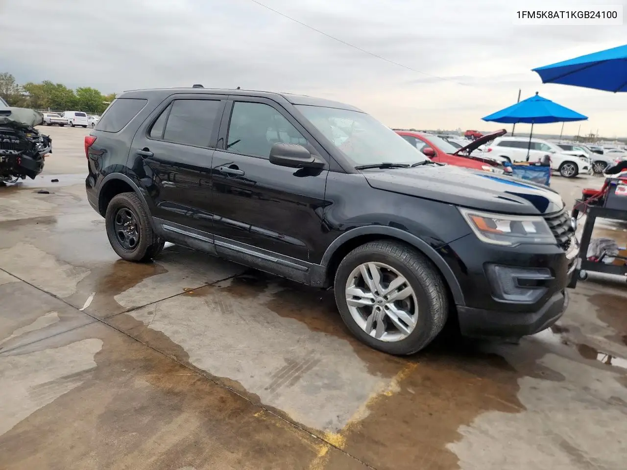 1FM5K8AT1KGB24100 2019 Ford Explorer Police Interceptor