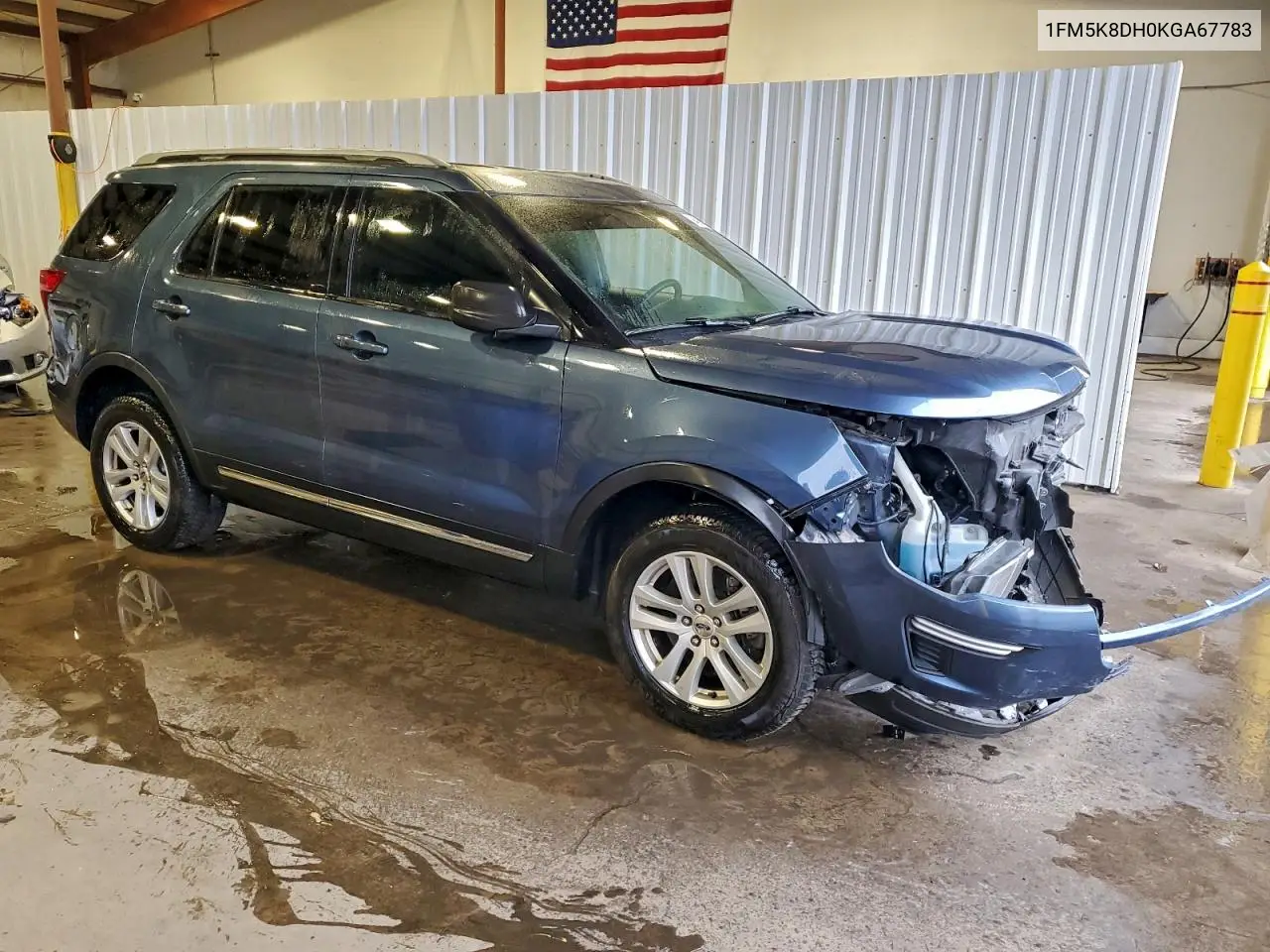 1FM5K8DH0KGA67783 2019 Ford Explorer Xlt