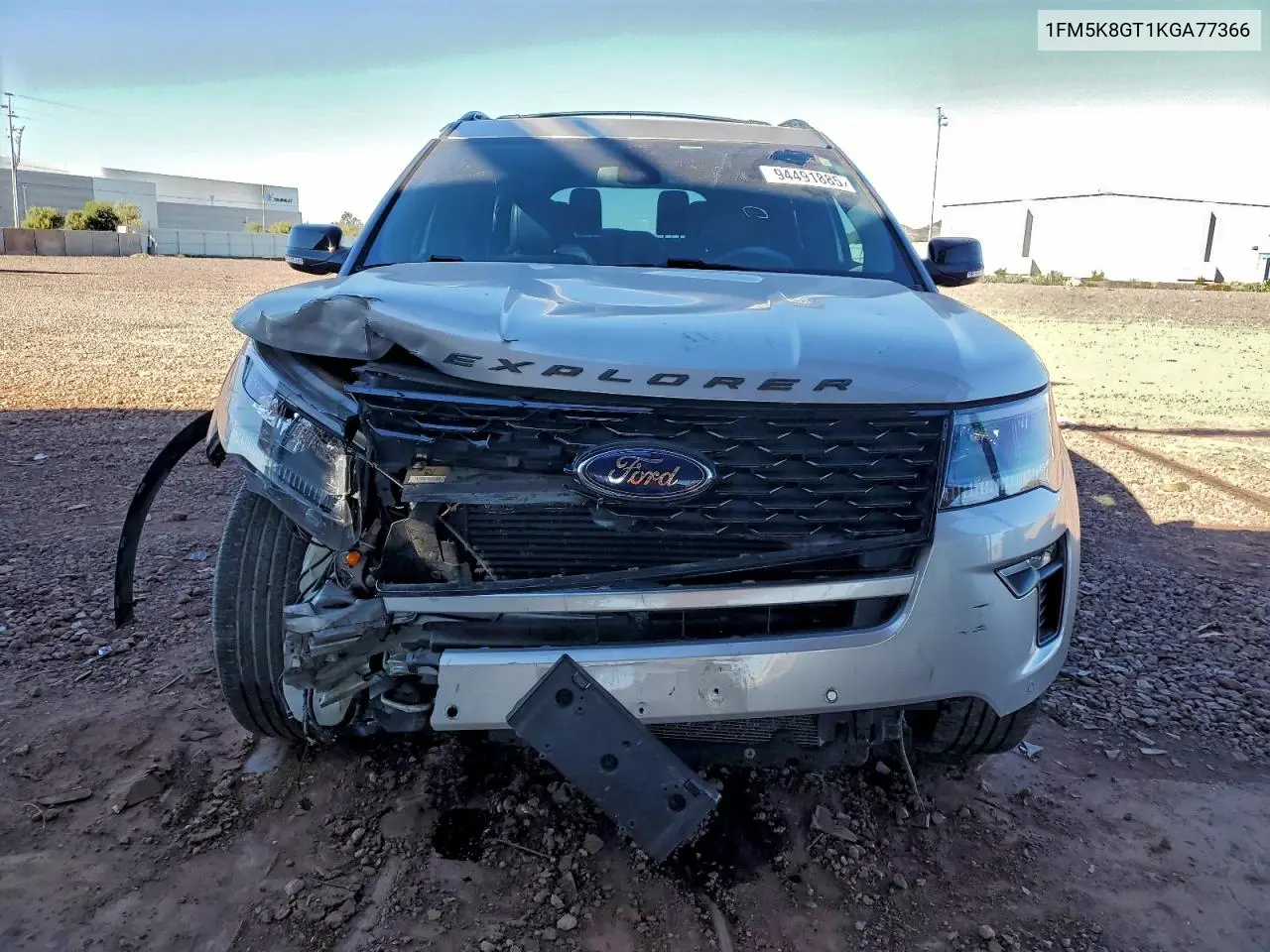 1FM5K8GT1KGA77366 2019 Ford Explorer Sport