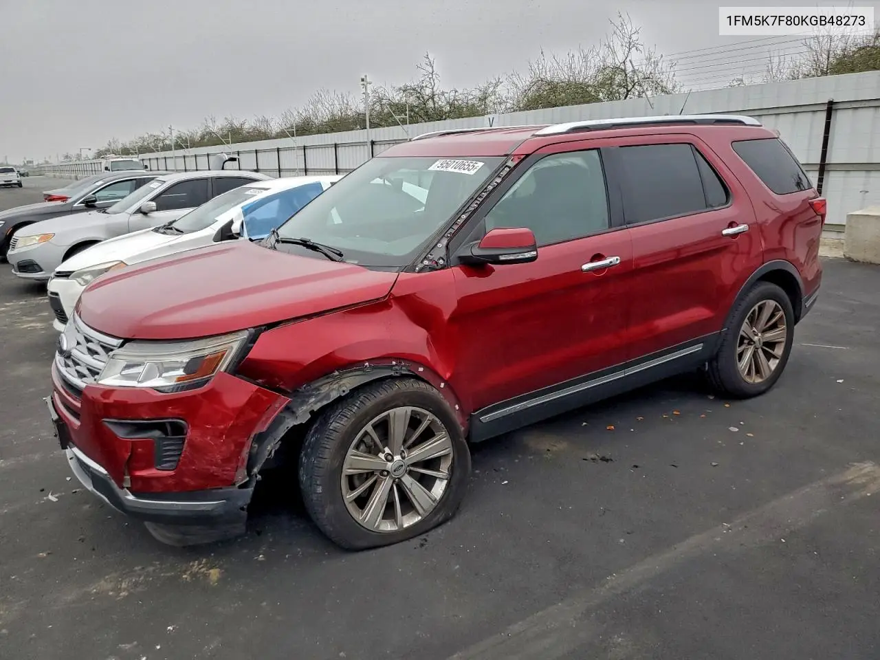1FM5K7F80KGB48273 2019 Ford Explorer Limited