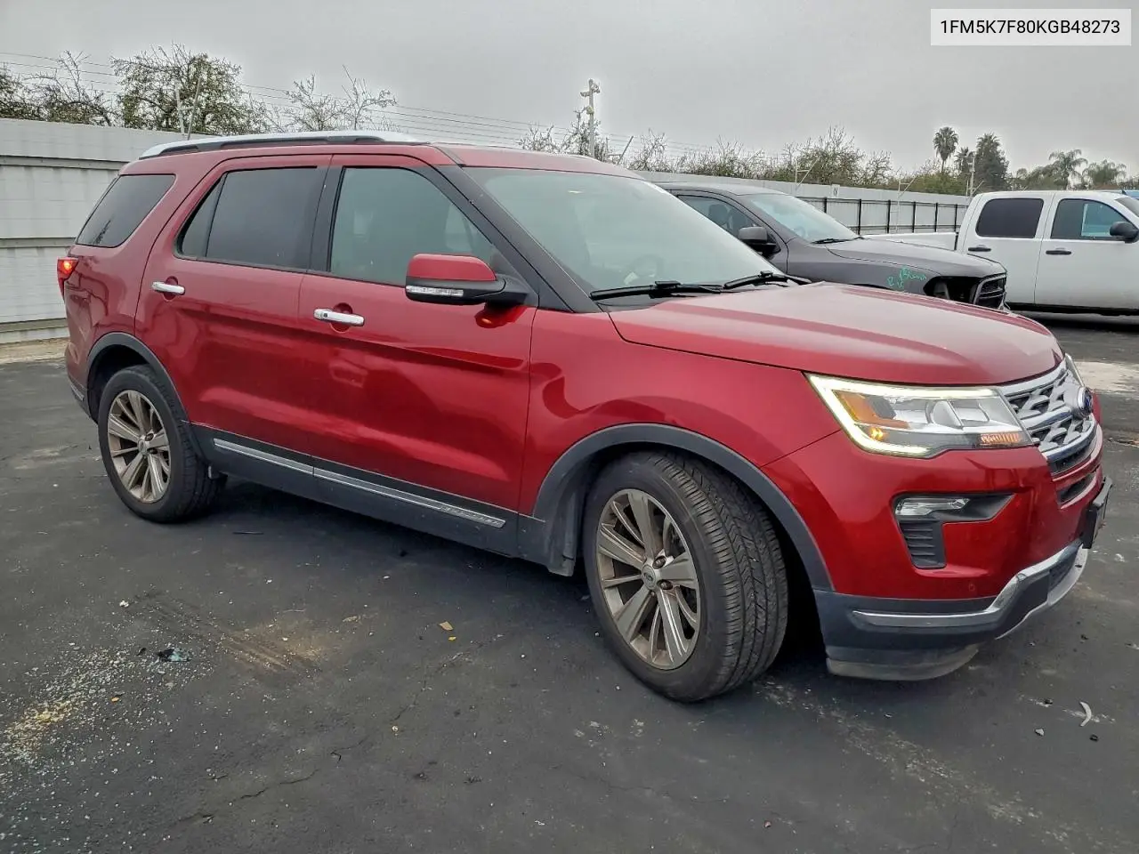 1FM5K7F80KGB48273 2019 Ford Explorer Limited