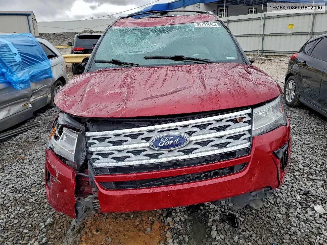 1FM5K7D86KGB02000 2019 Ford Explorer Xlt