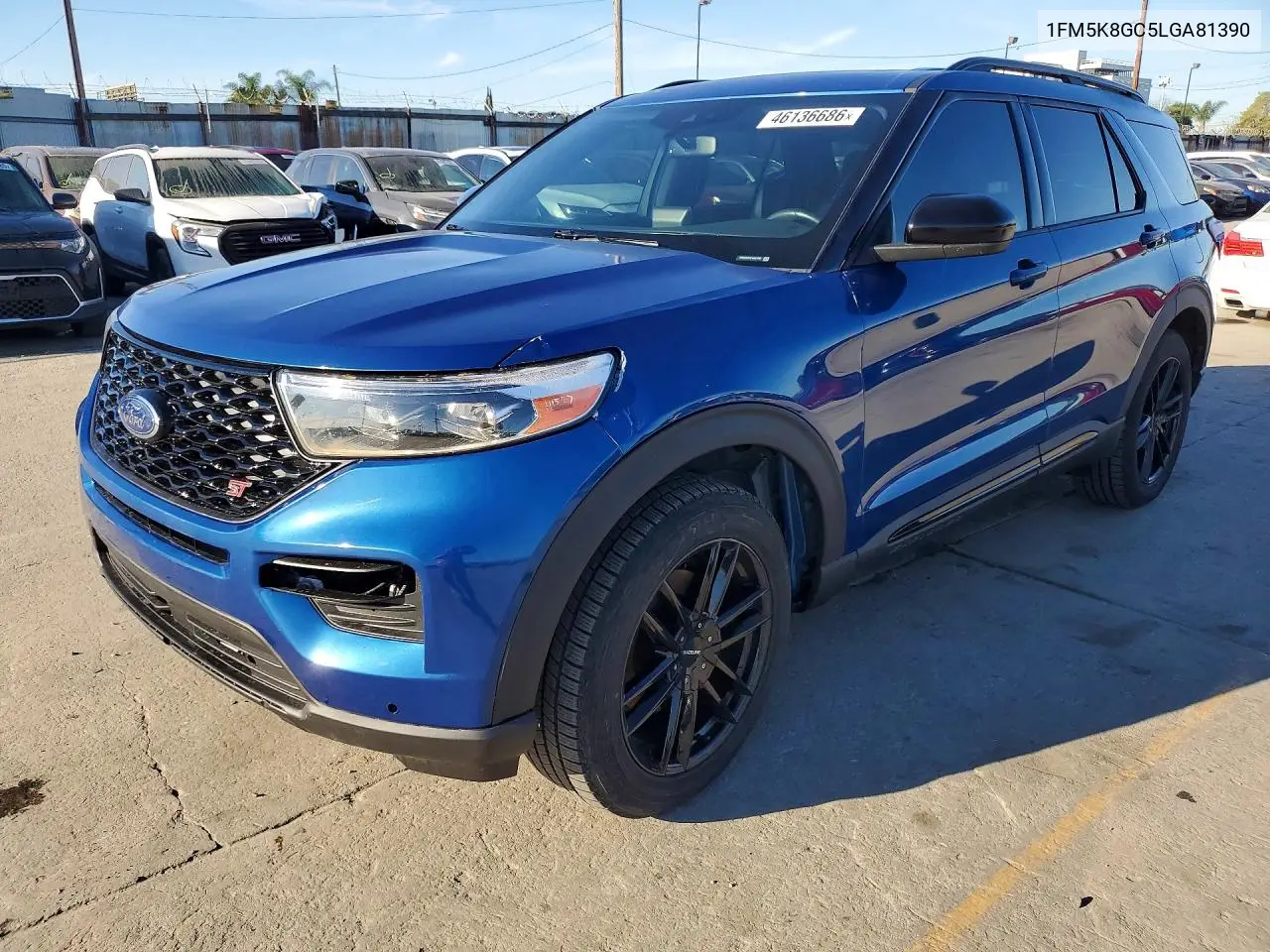 1FM5K8GC5LGA81390 2020 Ford Explorer St