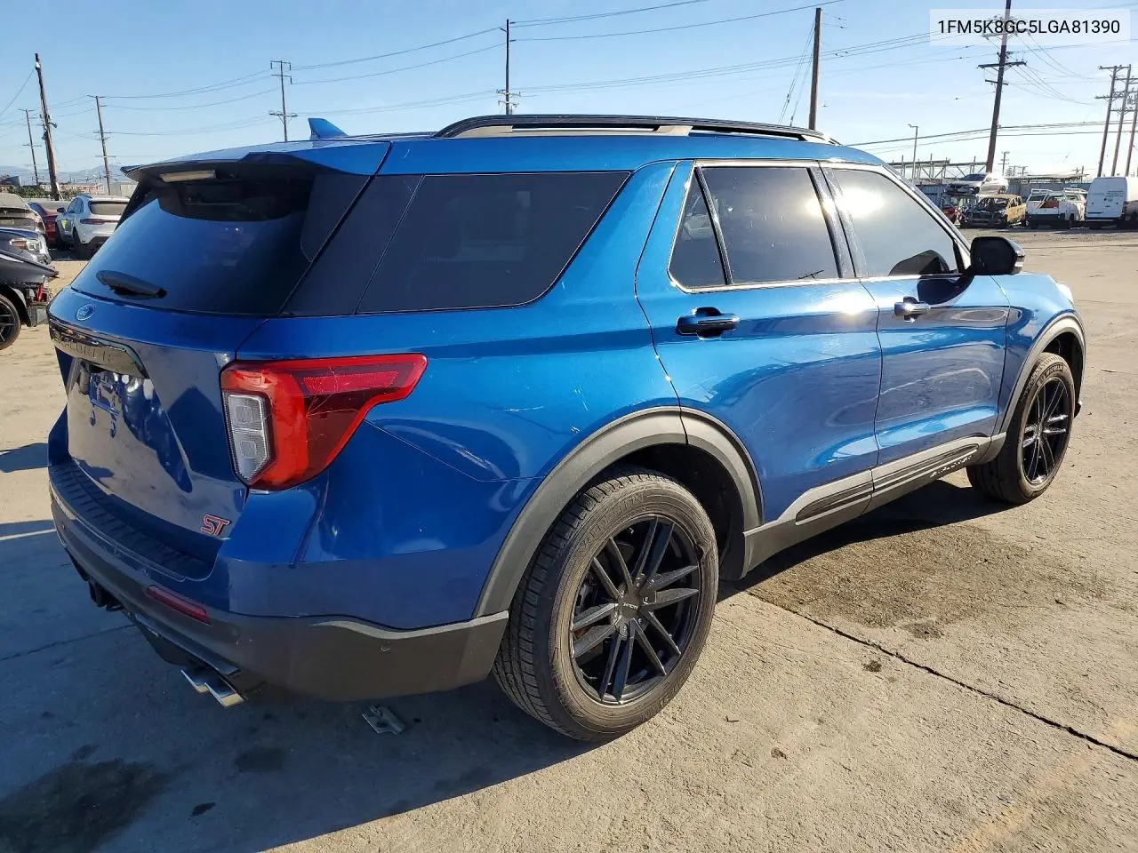 1FM5K8GC5LGA81390 2020 Ford Explorer St