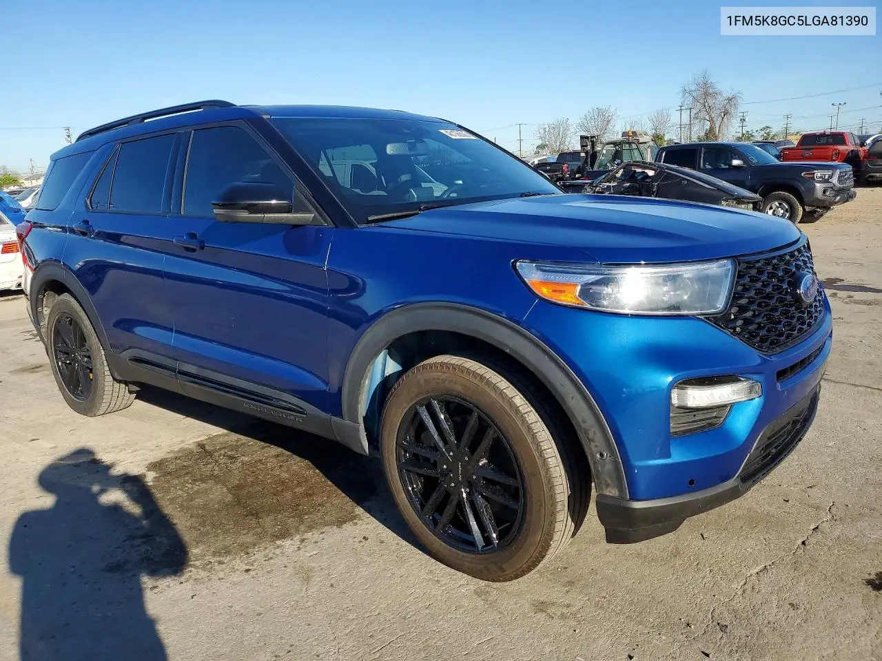 1FM5K8GC5LGA81390 2020 Ford Explorer St