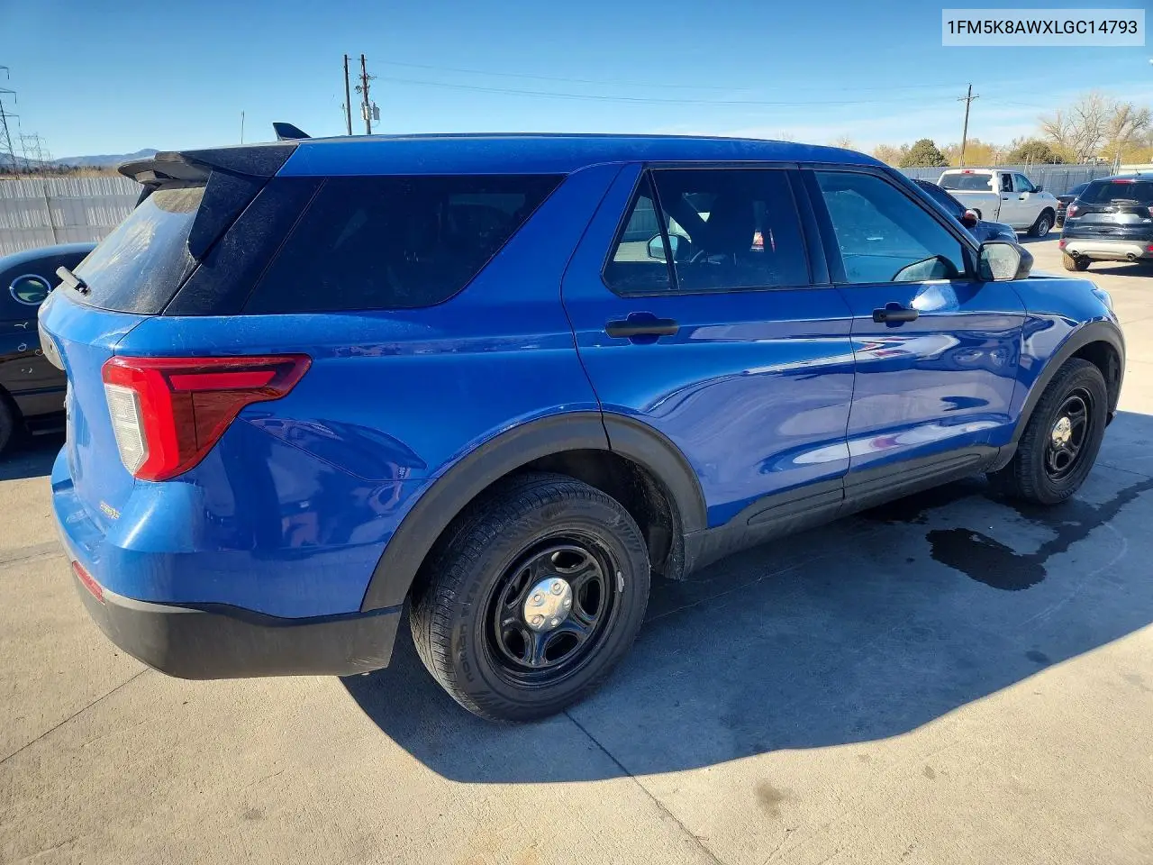 1FM5K8AWXLGC14793 2020 Ford Explorer Police Interceptor