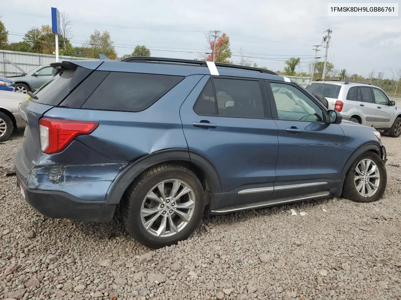 1FMSK8DH9LGB86761 2020 Ford Explorer Xlt