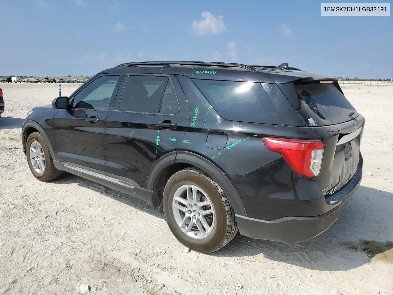 1FMSK7DH1LGB33191 2020 Ford Explorer Xlt