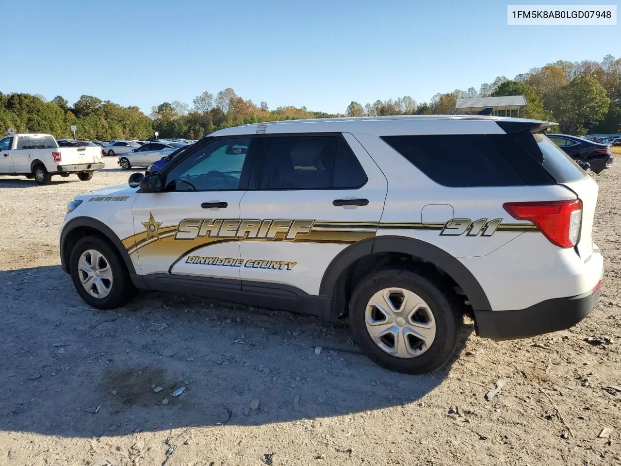 1FM5K8AB0LGD07948 2020 Ford Explorer Police Interceptor