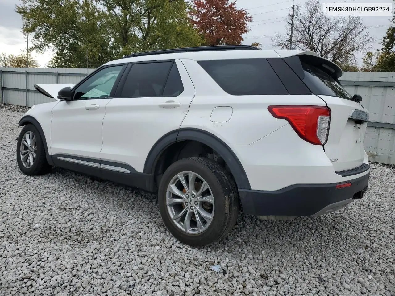 1FMSK8DH6LGB92274 2020 Ford Explorer Xlt