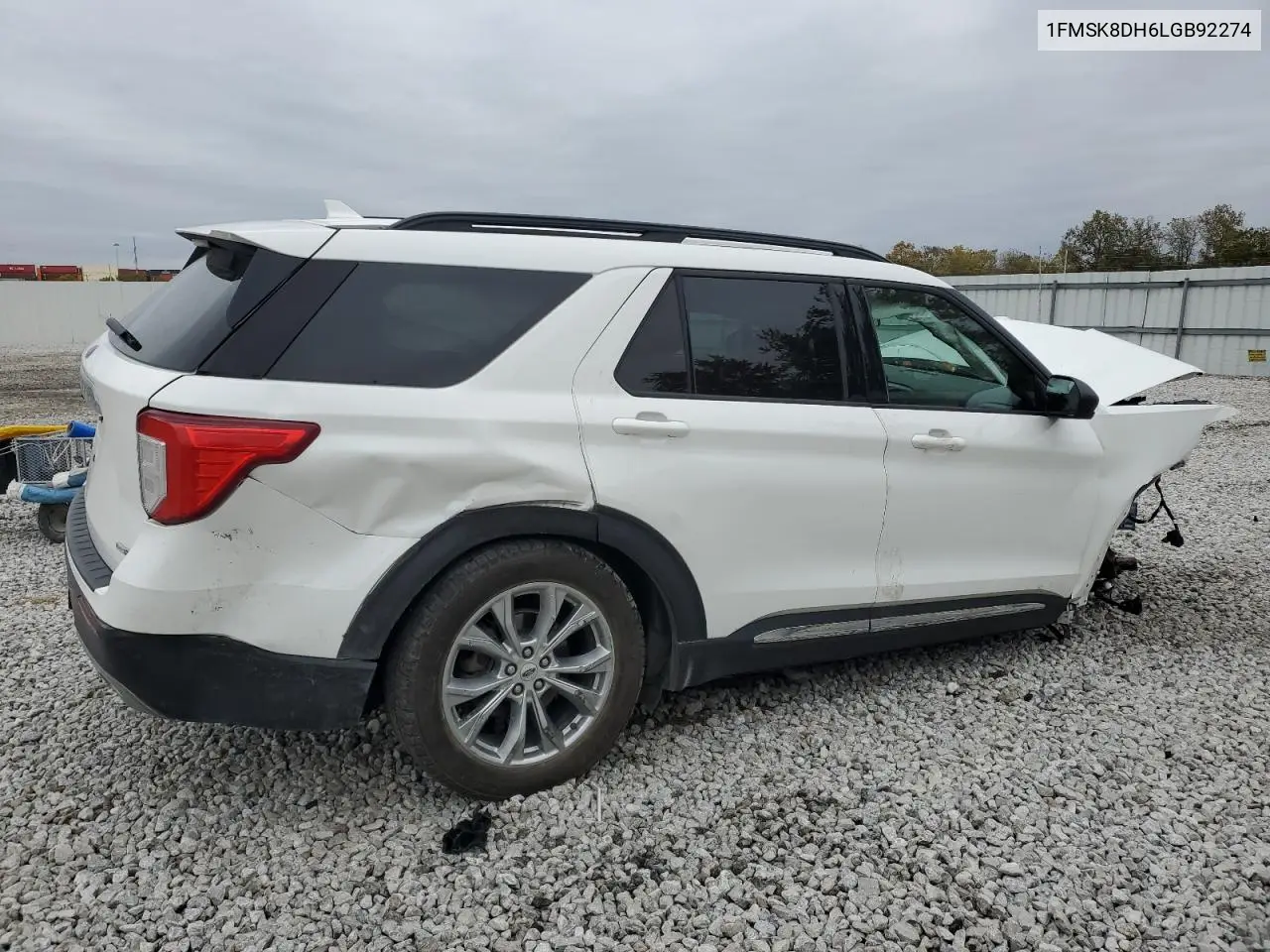 1FMSK8DH6LGB92274 2020 Ford Explorer Xlt