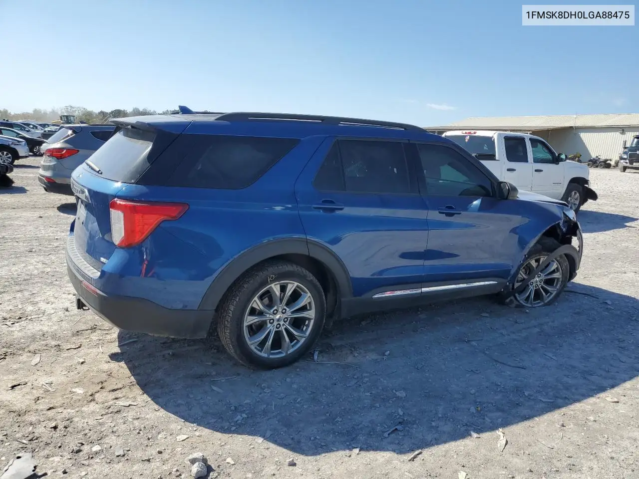 1FMSK8DH0LGA88475 2020 Ford Explorer Xlt