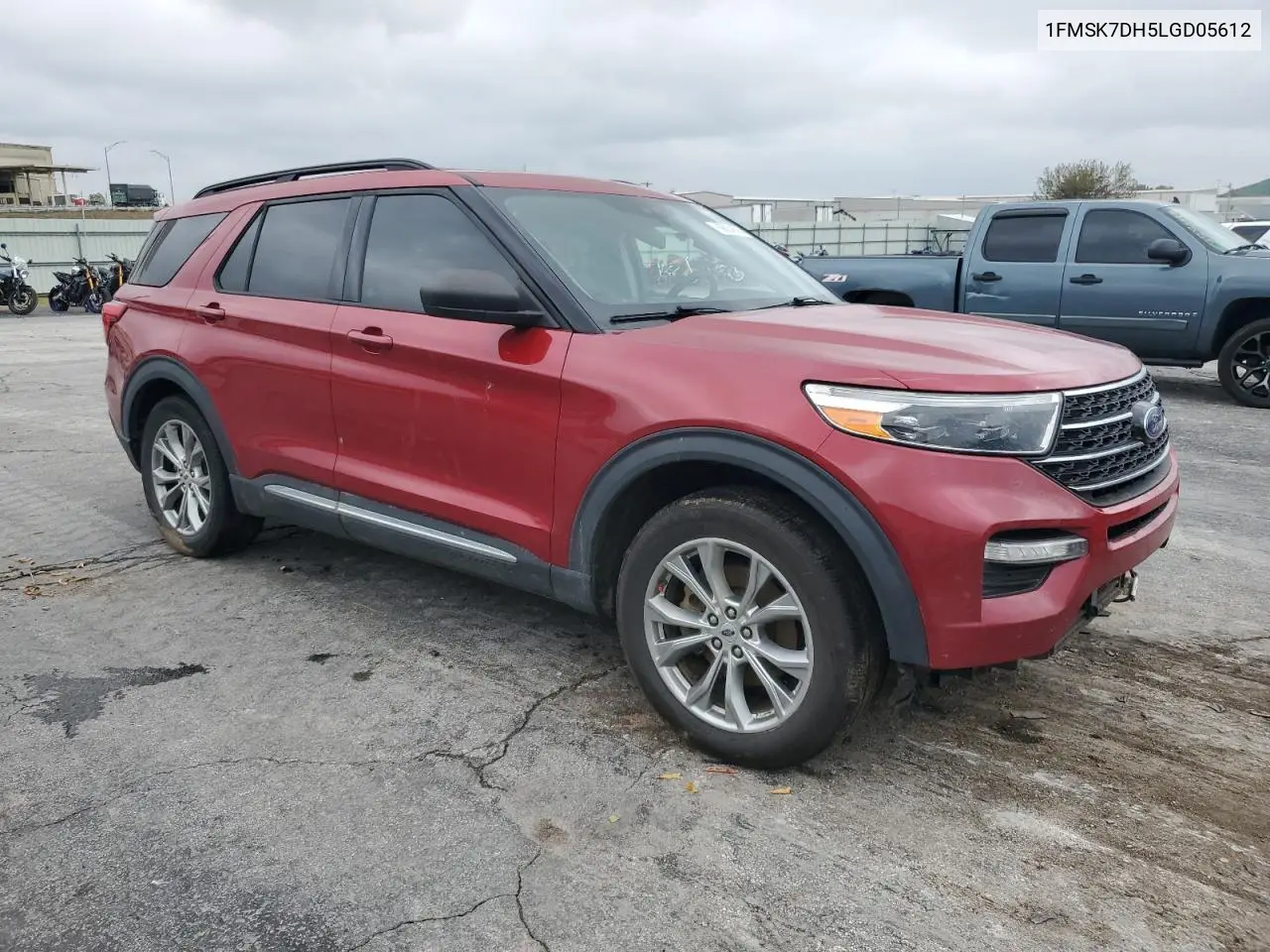 1FMSK7DH5LGD05612 2020 Ford Explorer Xlt