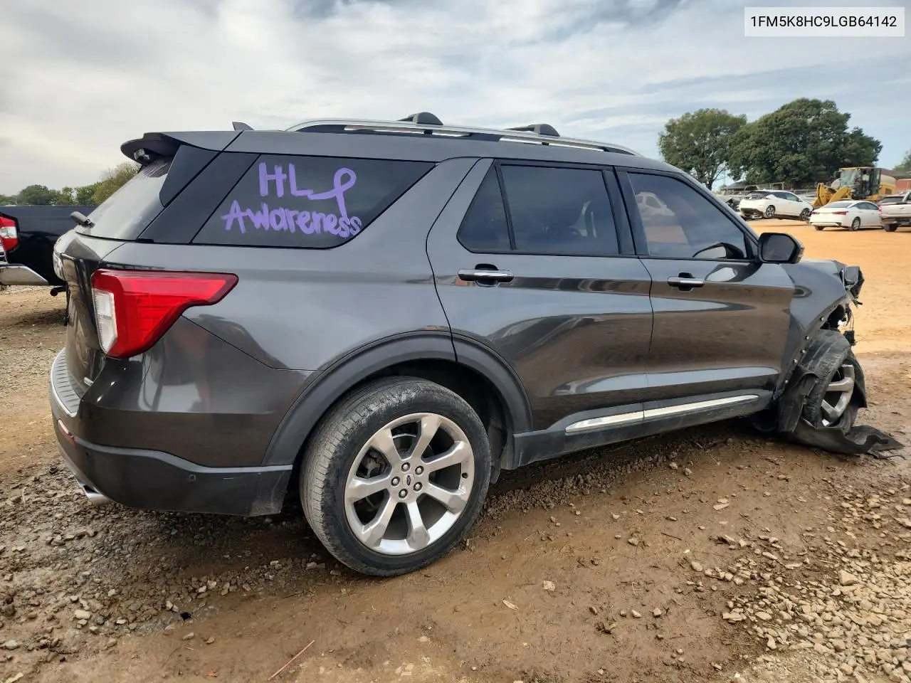 1FM5K8HC9LGB64142 2020 Ford Explorer Platinum