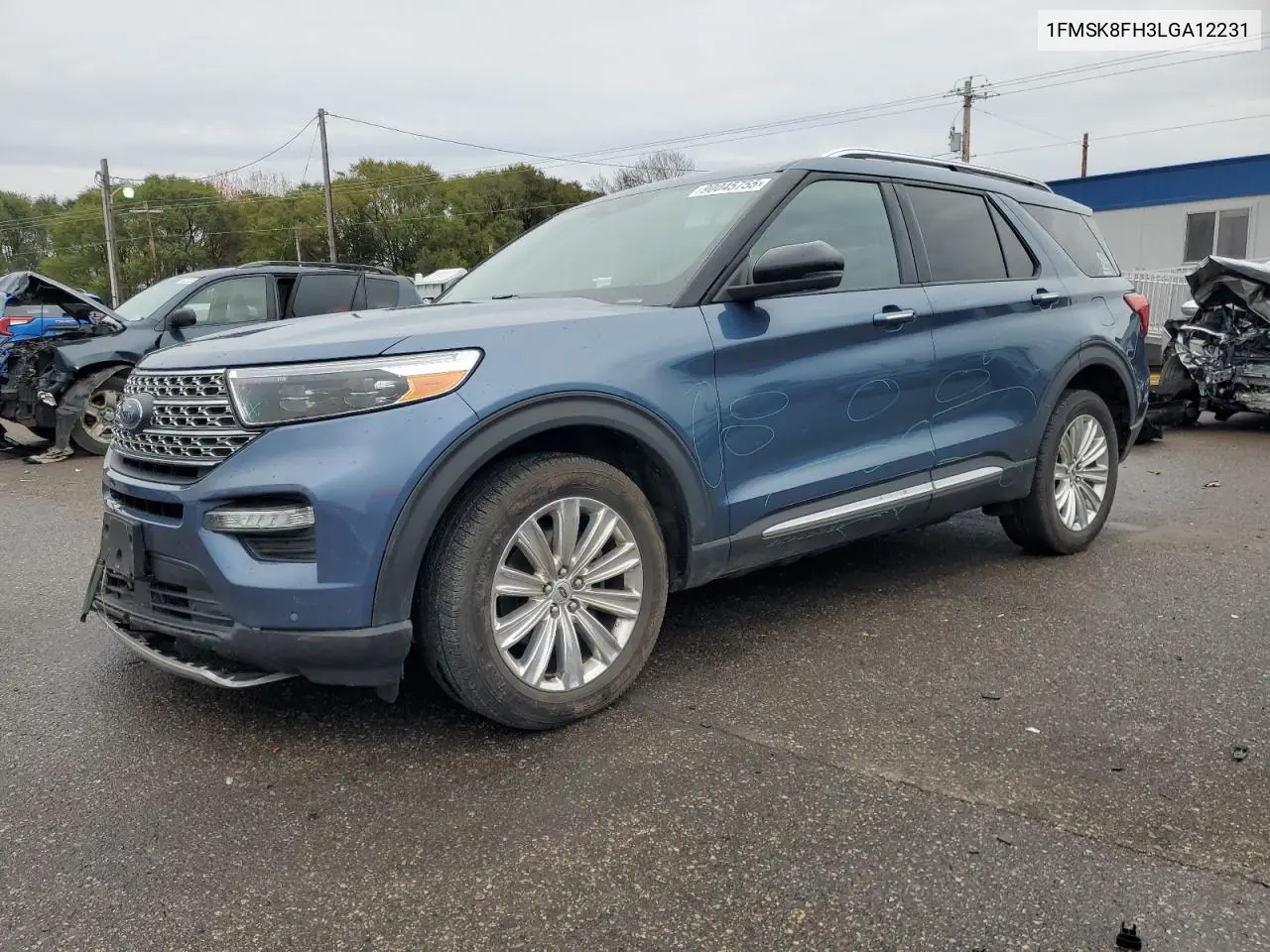 1FMSK8FH3LGA12231 2020 Ford Explorer Limited