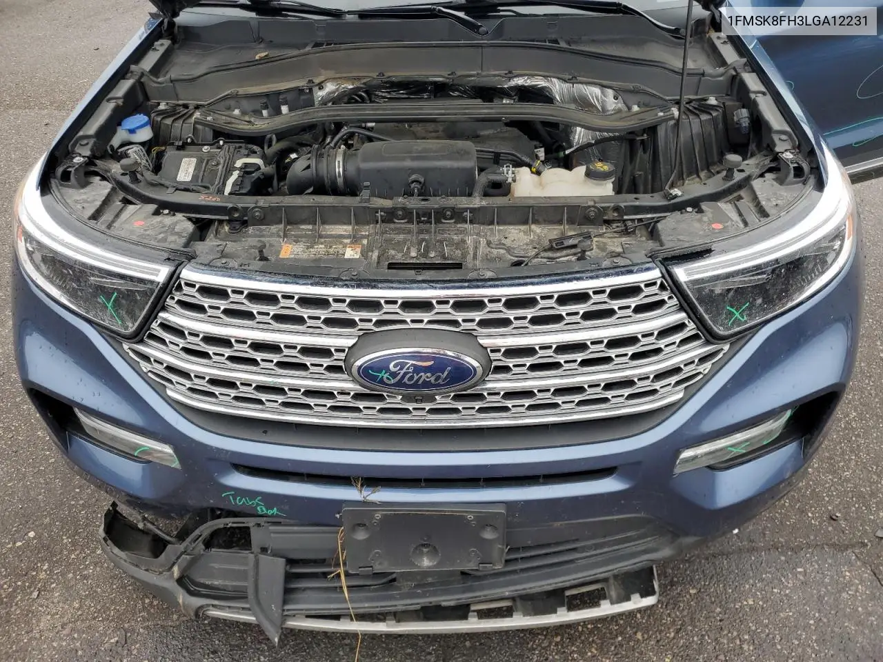 1FMSK8FH3LGA12231 2020 Ford Explorer Limited
