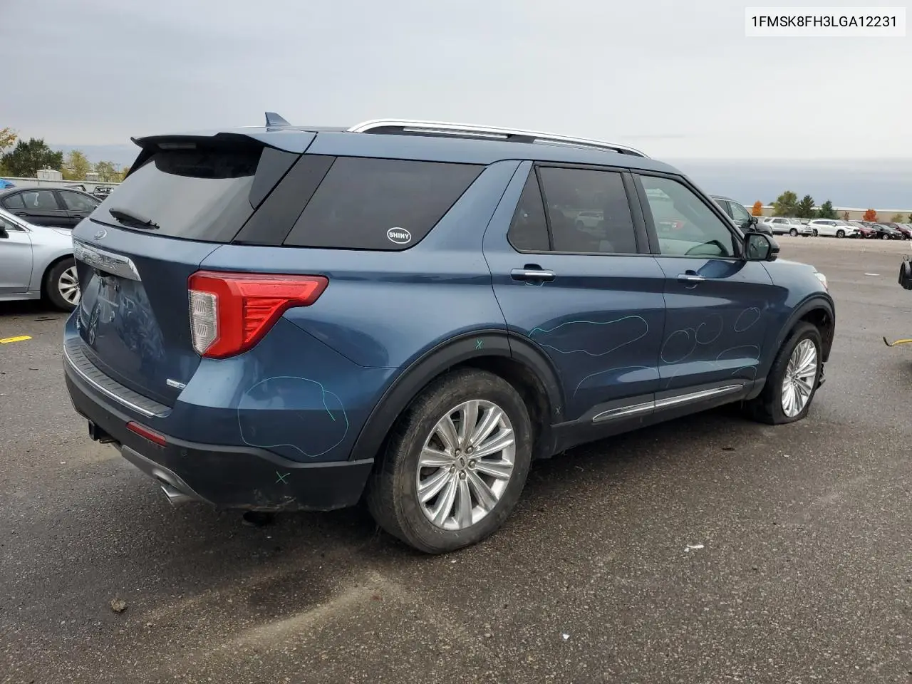 1FMSK8FH3LGA12231 2020 Ford Explorer Limited