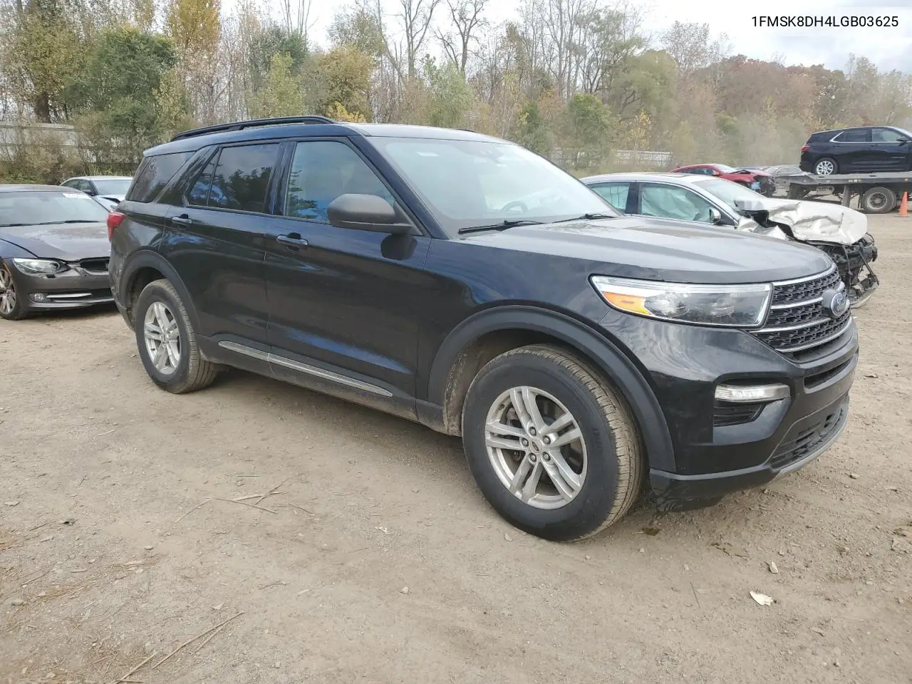 1FMSK8DH4LGB03625 2020 Ford Explorer Xlt