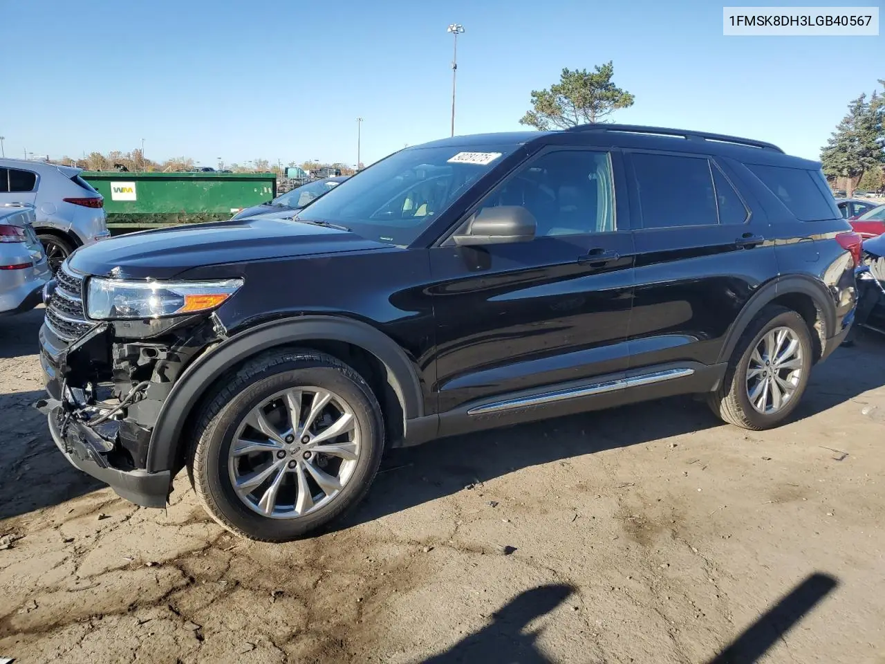 1FMSK8DH3LGB40567 2020 Ford Explorer Xlt
