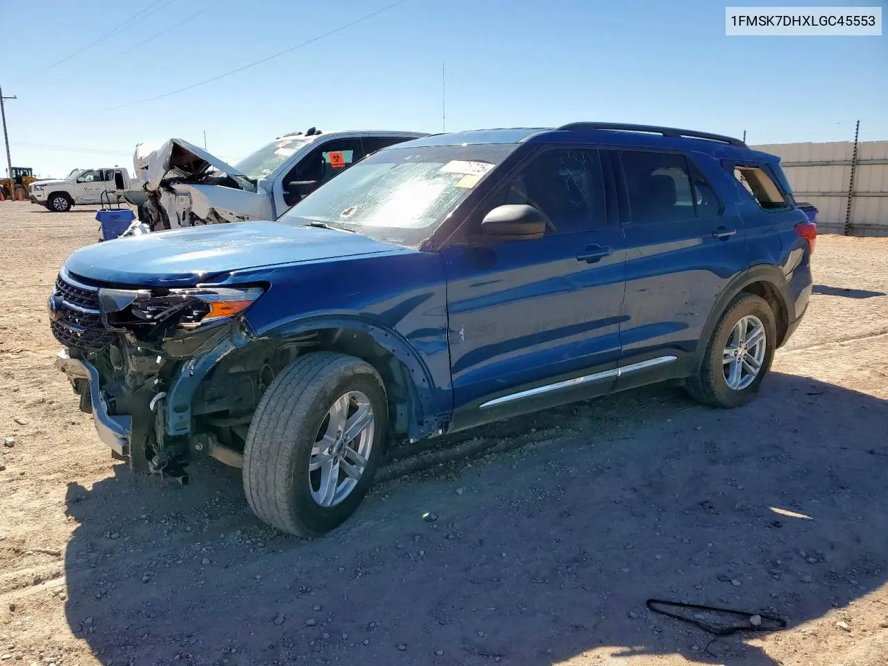 1FMSK7DHXLGC45553 2020 Ford Explorer Xlt