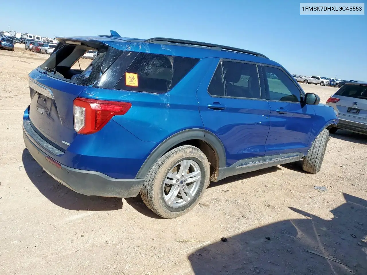 1FMSK7DHXLGC45553 2020 Ford Explorer Xlt