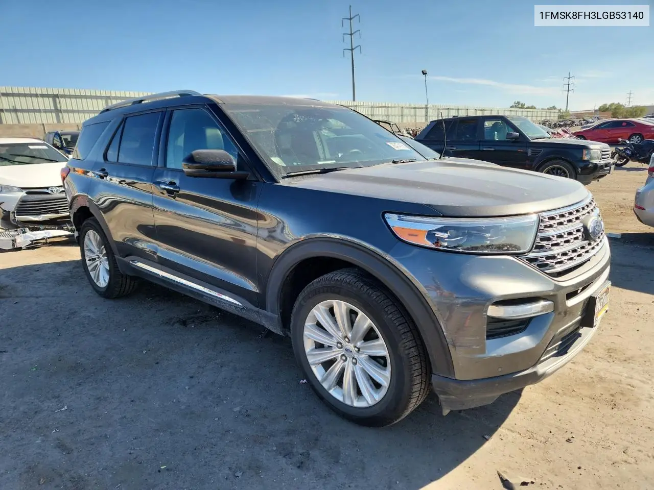 1FMSK8FH3LGB53140 2020 Ford Explorer Limited