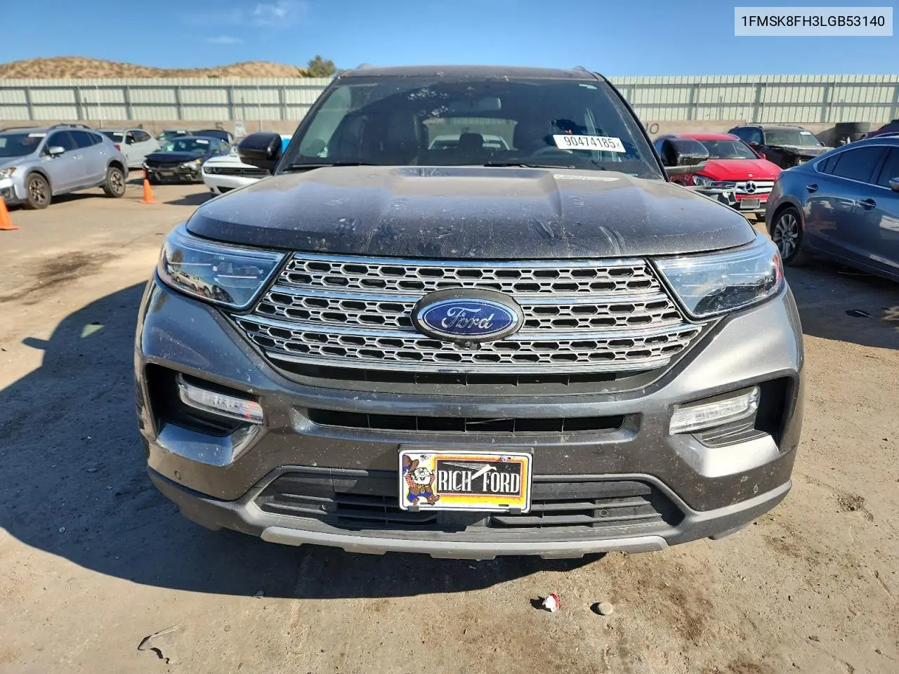 1FMSK8FH3LGB53140 2020 Ford Explorer Limited