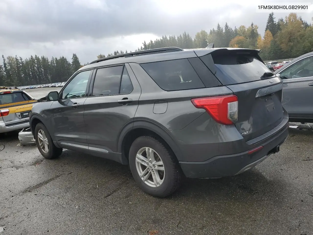 1FMSK8DH0LGB29901 2020 Ford Explorer Xlt