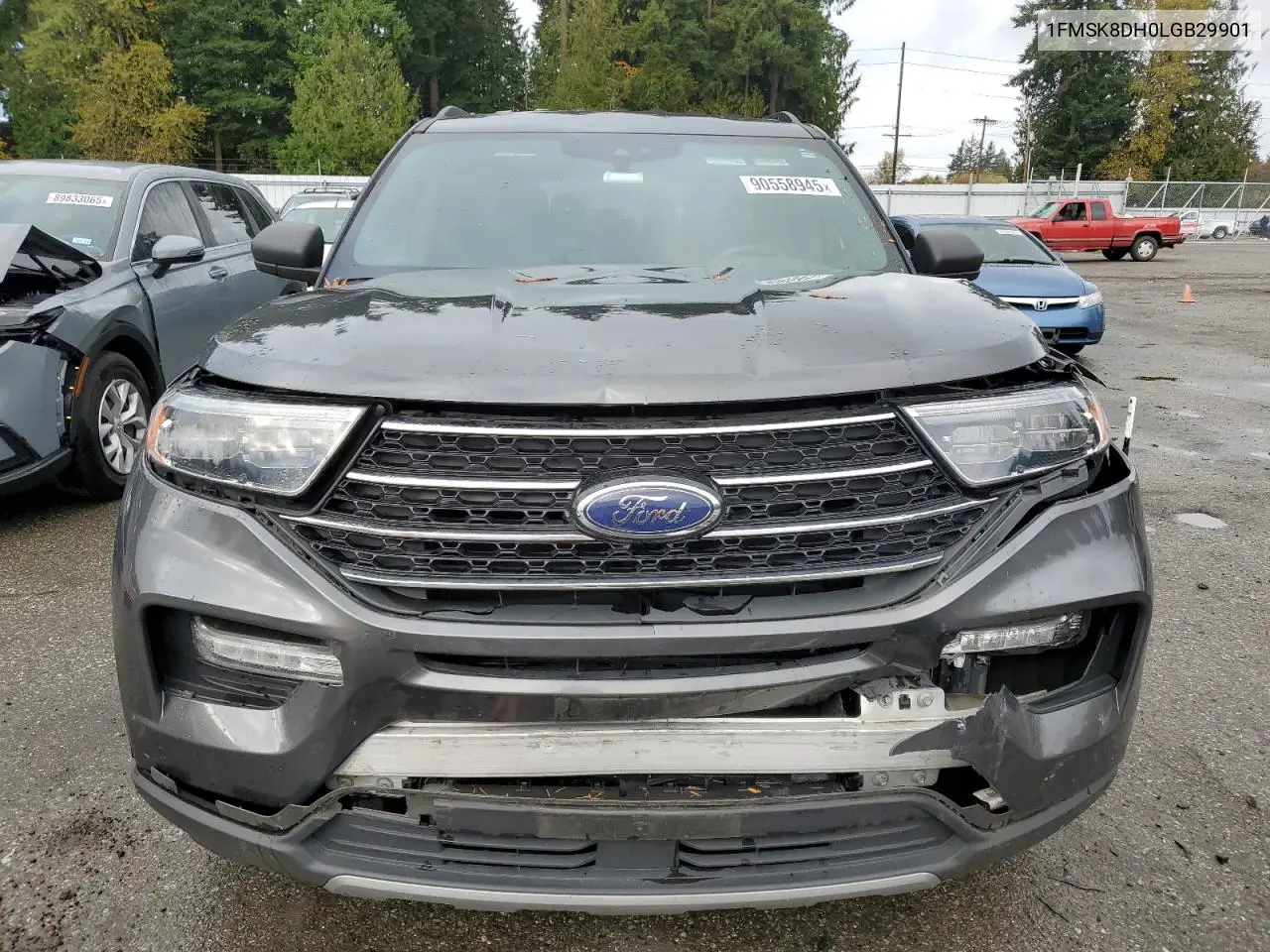 1FMSK8DH0LGB29901 2020 Ford Explorer Xlt