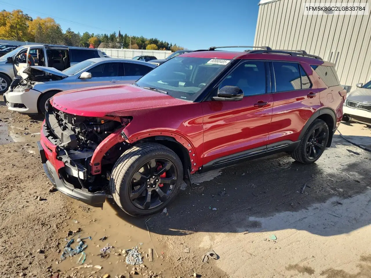 1FM5K8GC2LGB33784 2020 Ford Explorer St
