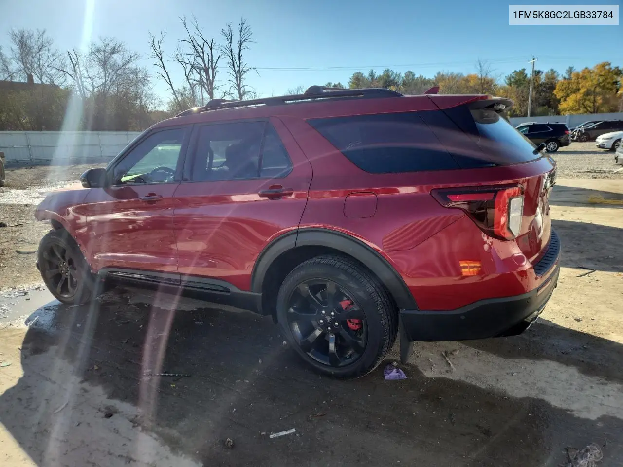 1FM5K8GC2LGB33784 2020 Ford Explorer St
