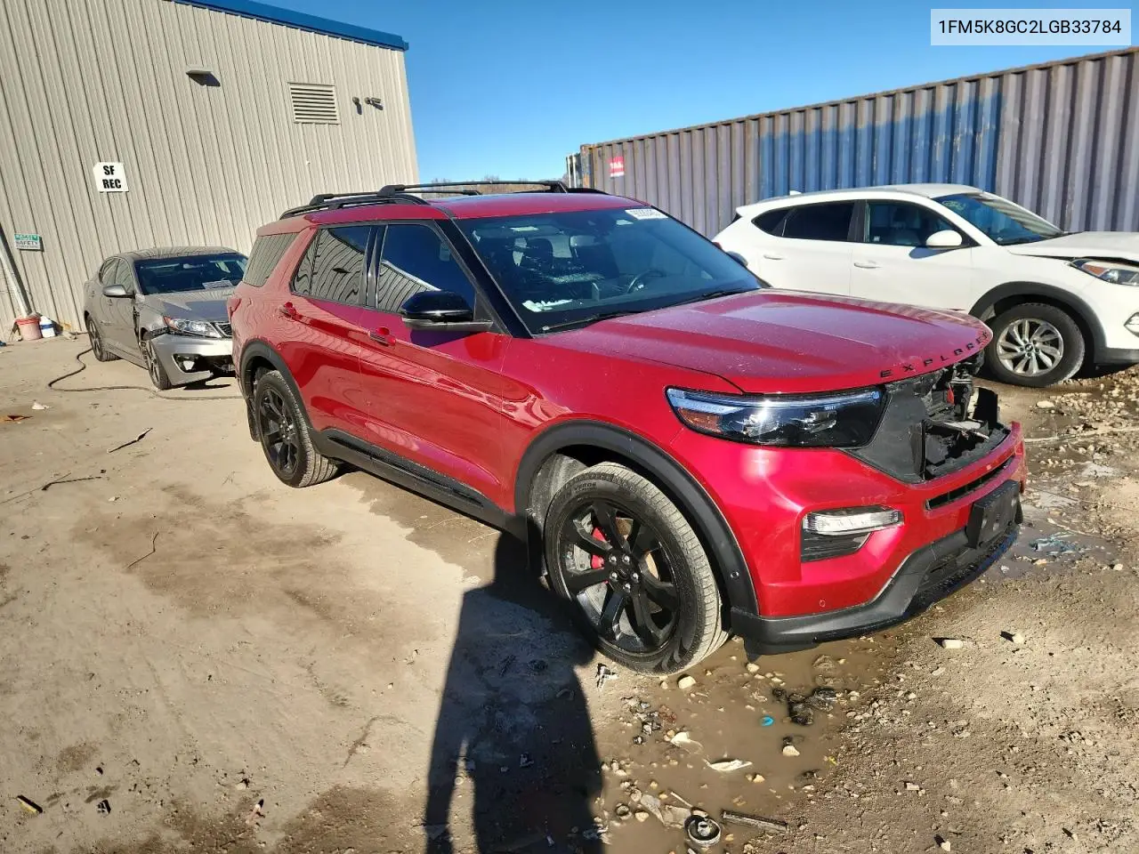 1FM5K8GC2LGB33784 2020 Ford Explorer St