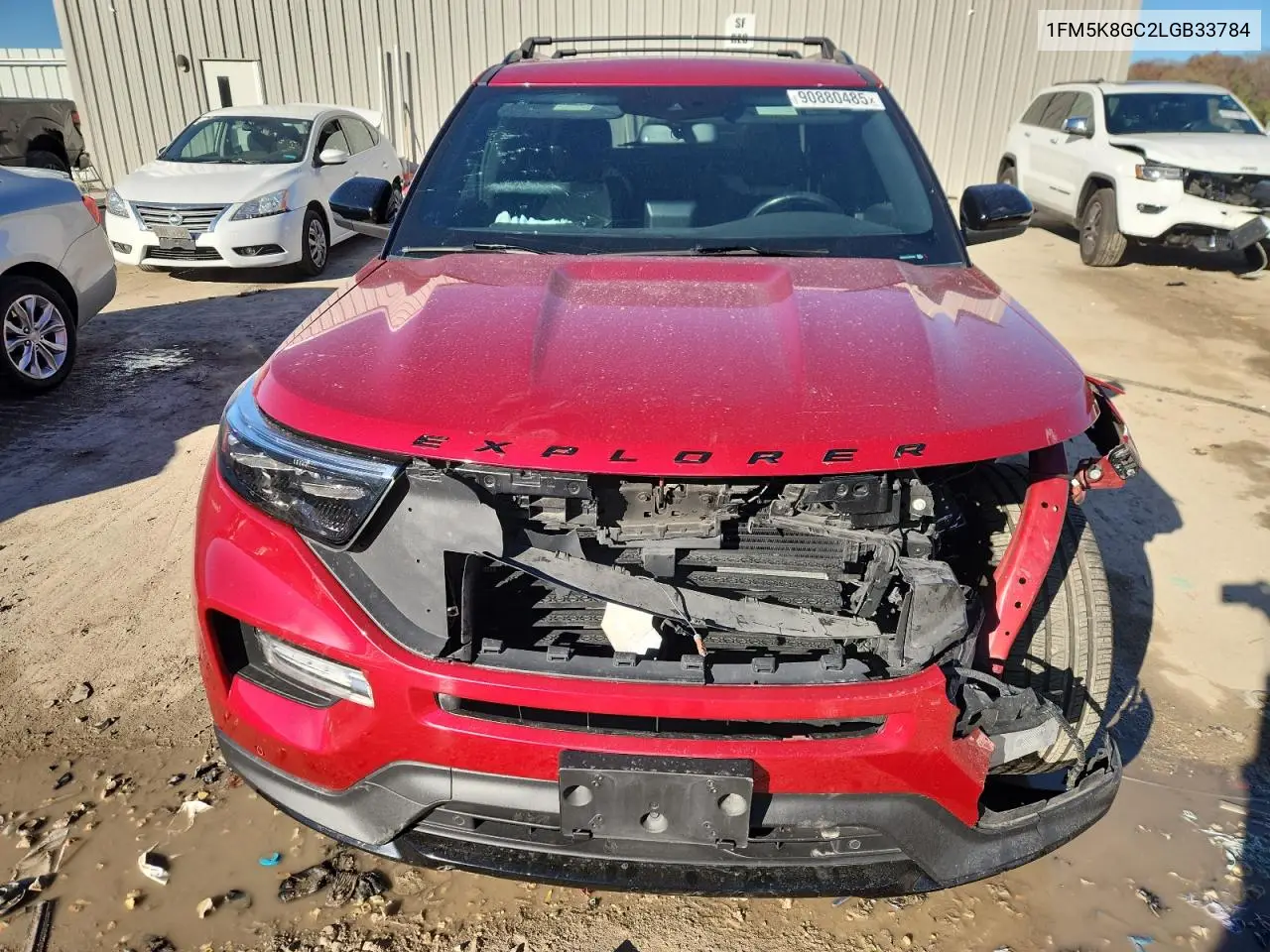 1FM5K8GC2LGB33784 2020 Ford Explorer St