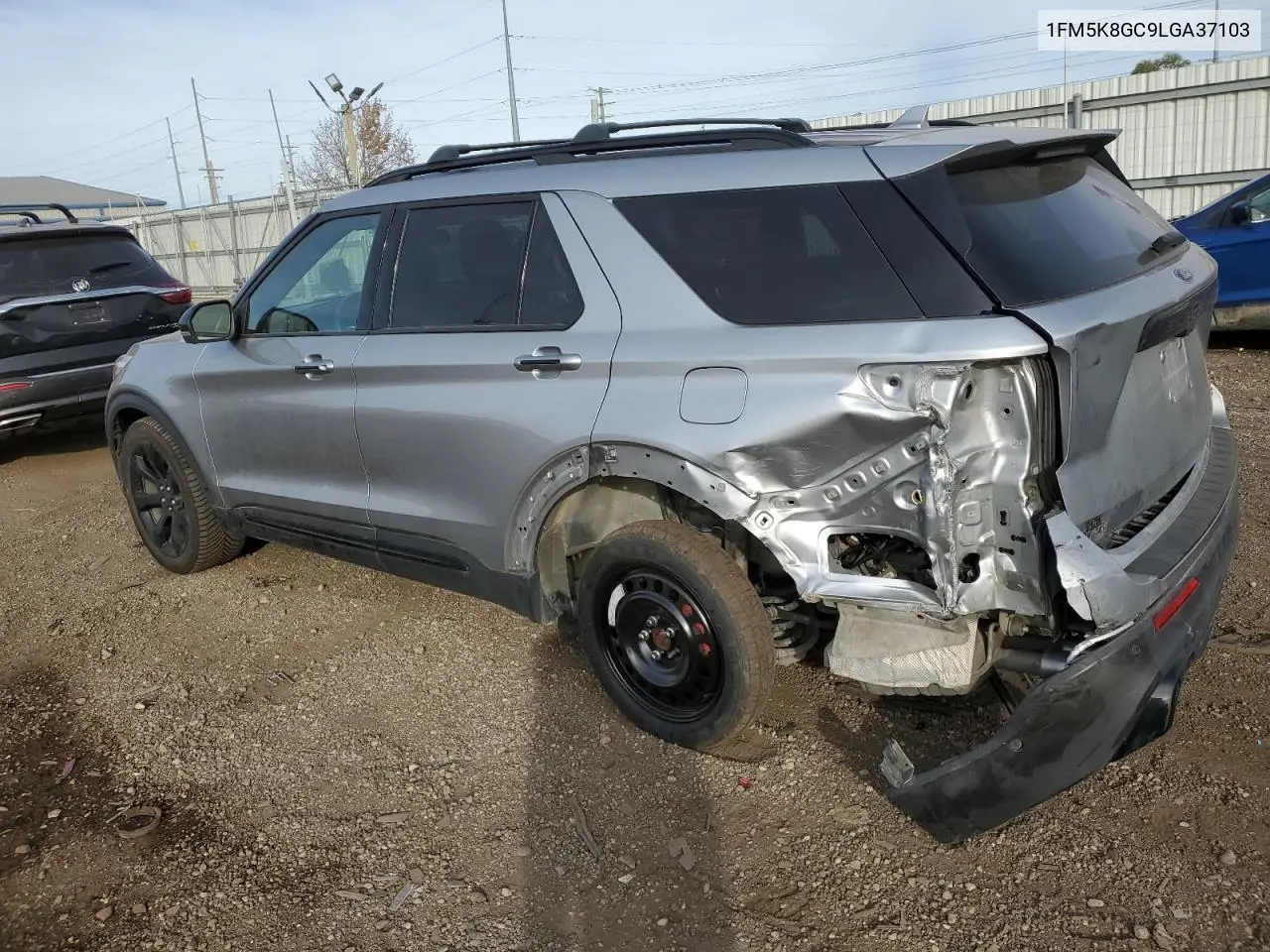 1FM5K8GC9LGA37103 2020 Ford Explorer St
