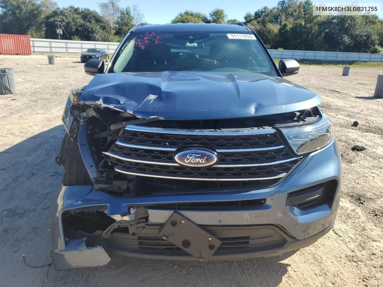 1FMSK8DH3LGB31755 2020 Ford Explorer Xlt