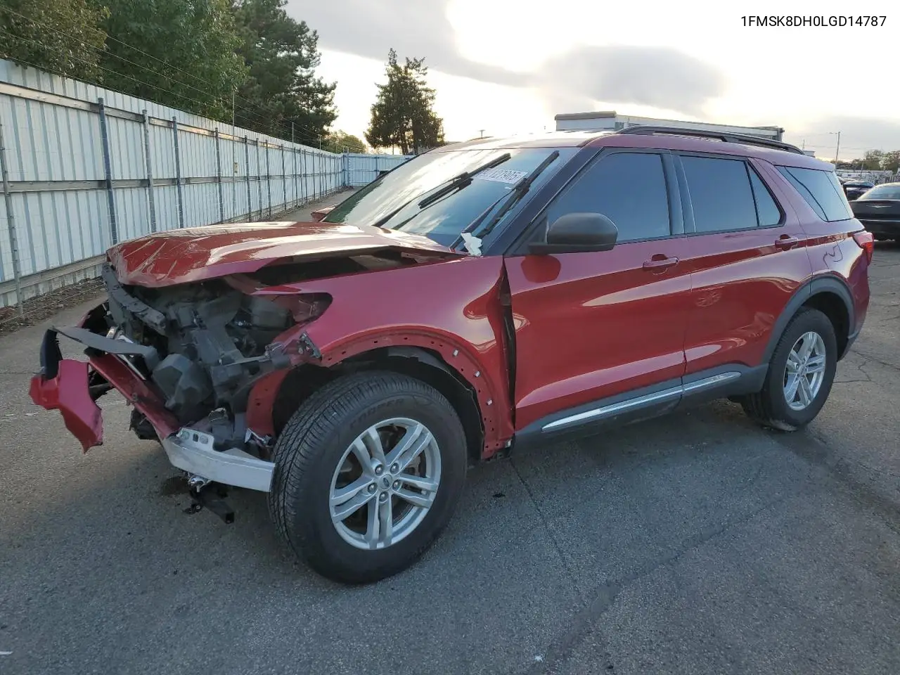1FMSK8DH0LGD14787 2020 Ford Explorer Xlt