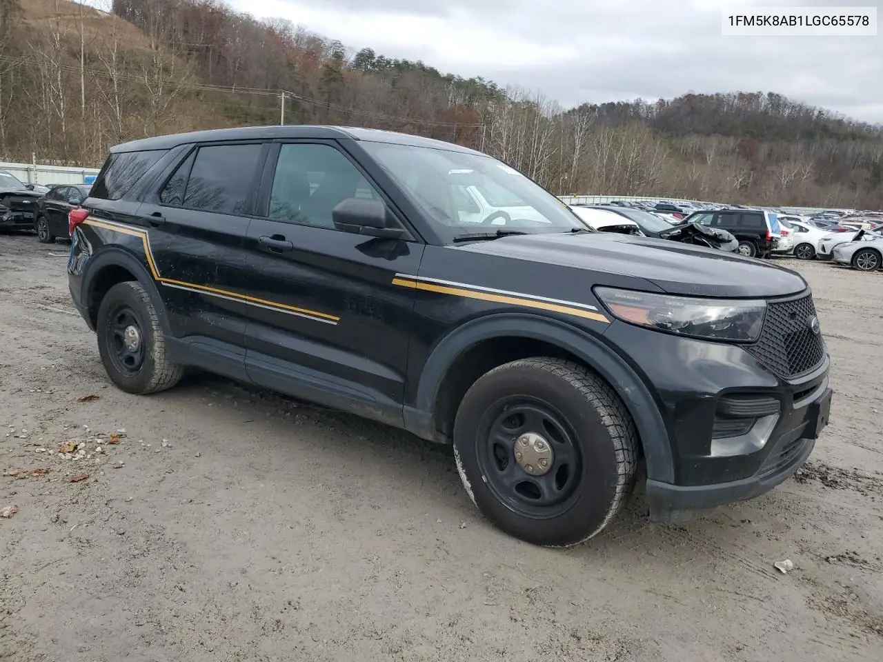 1FM5K8AB1LGC65578 2020 Ford Explorer Police Interceptor