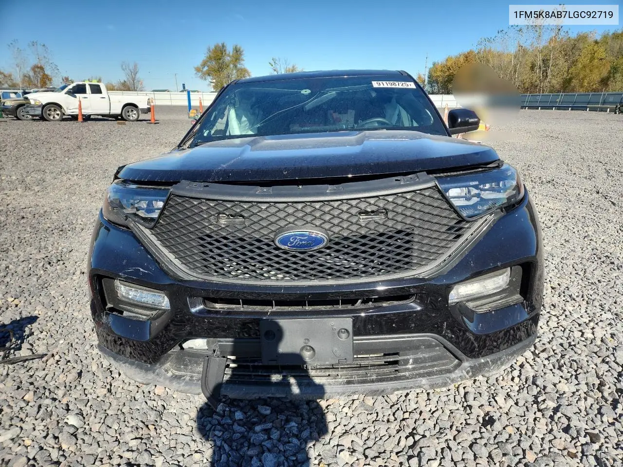 1FM5K8AB7LGC92719 2020 Ford Explorer Police Interceptor