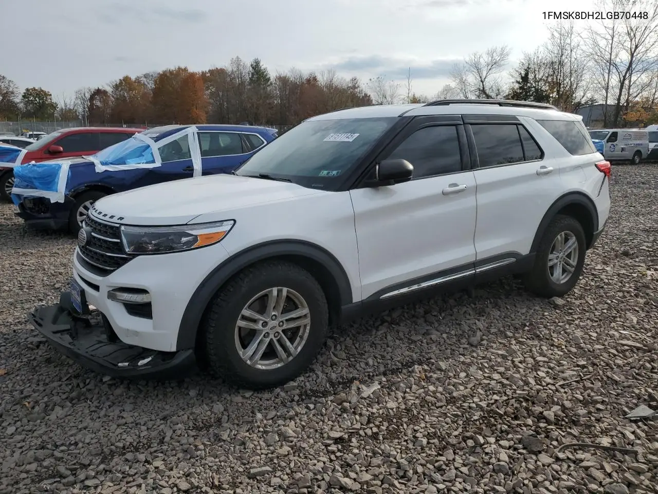 1FMSK8DH2LGB70448 2020 Ford Explorer Xlt