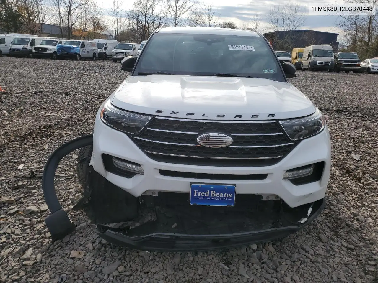 1FMSK8DH2LGB70448 2020 Ford Explorer Xlt