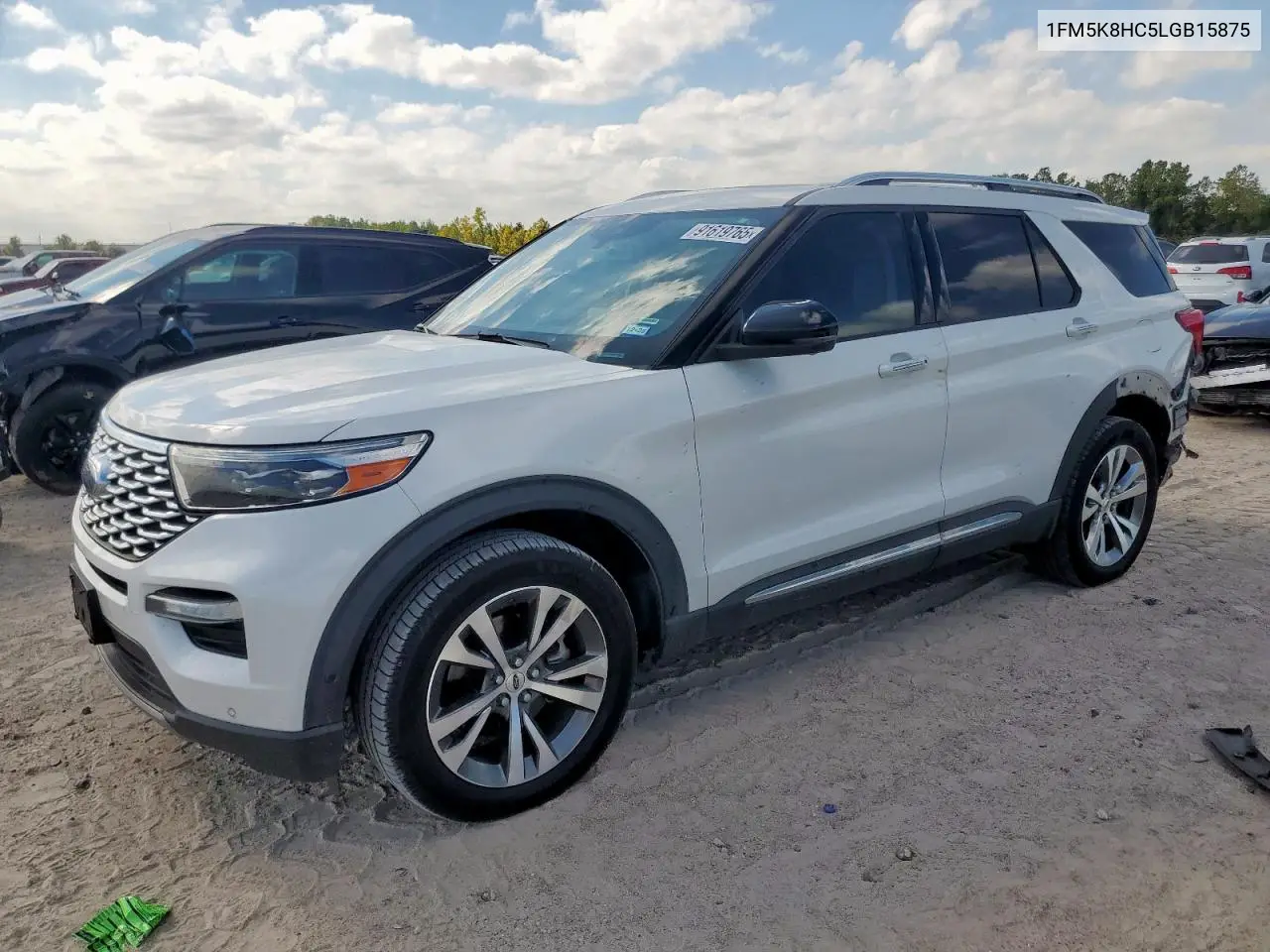 1FM5K8HC5LGB15875 2020 Ford Explorer Platinum