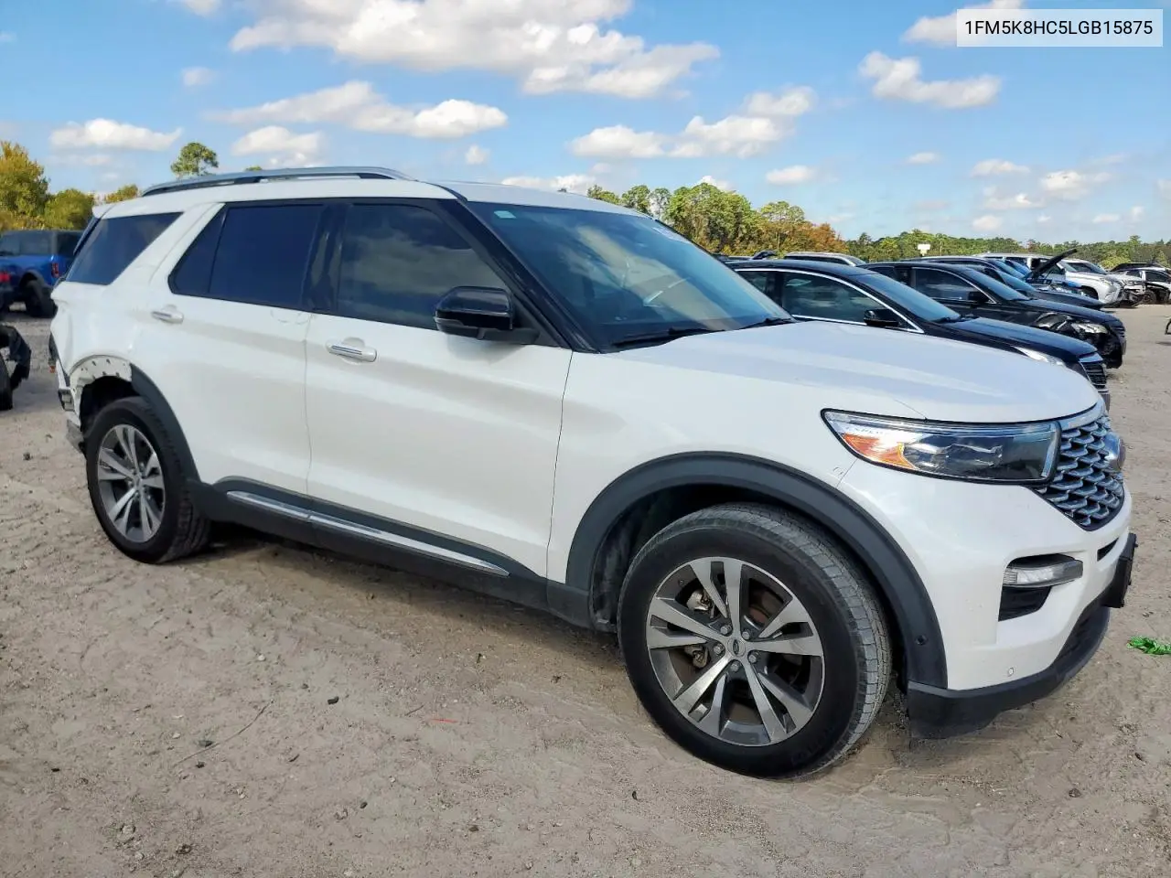 1FM5K8HC5LGB15875 2020 Ford Explorer Platinum