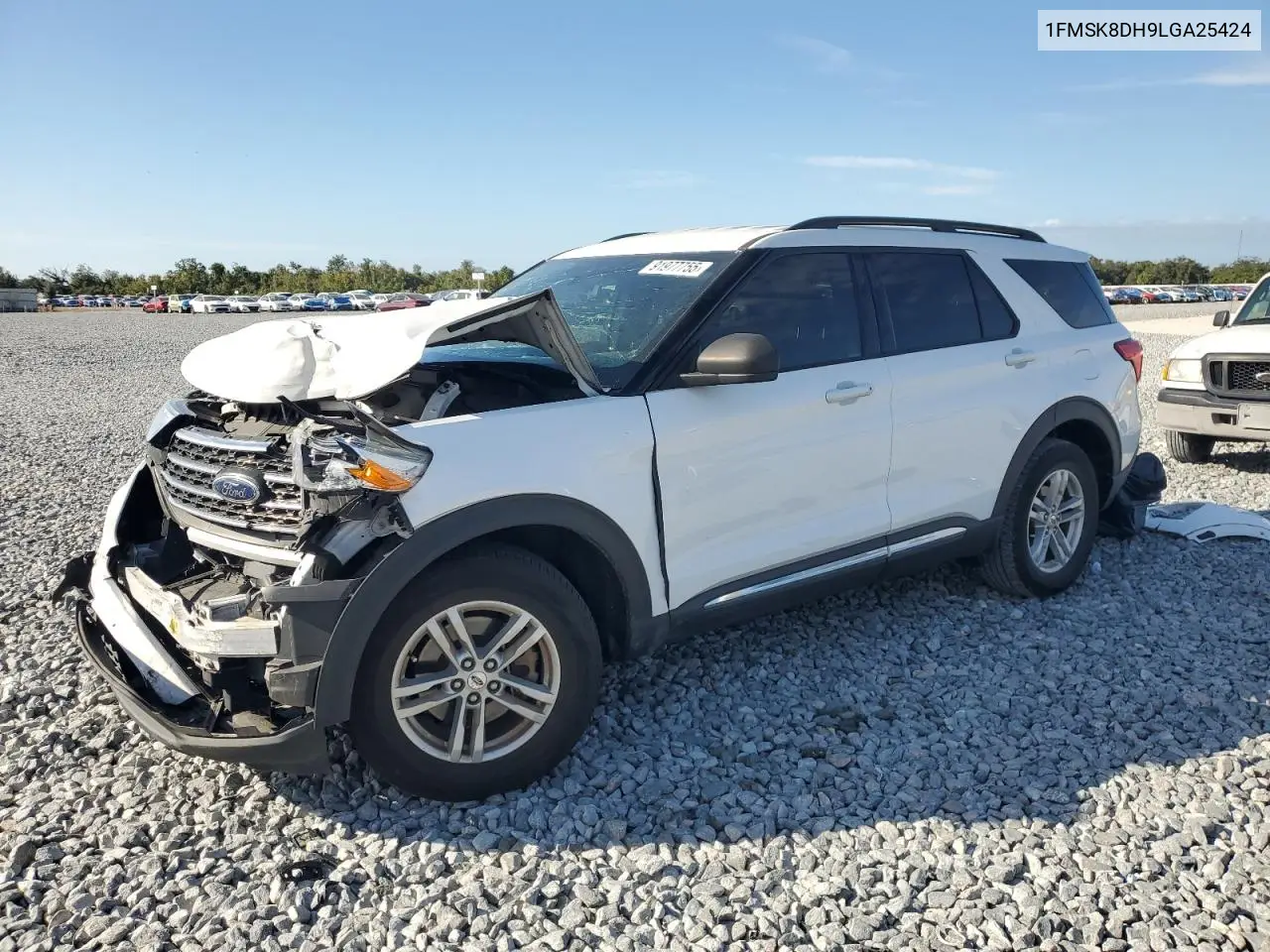 1FMSK8DH9LGA25424 2020 Ford Explorer Xlt