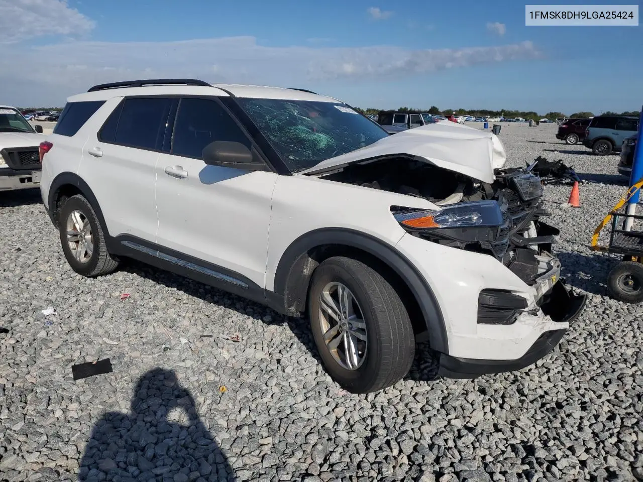 1FMSK8DH9LGA25424 2020 Ford Explorer Xlt