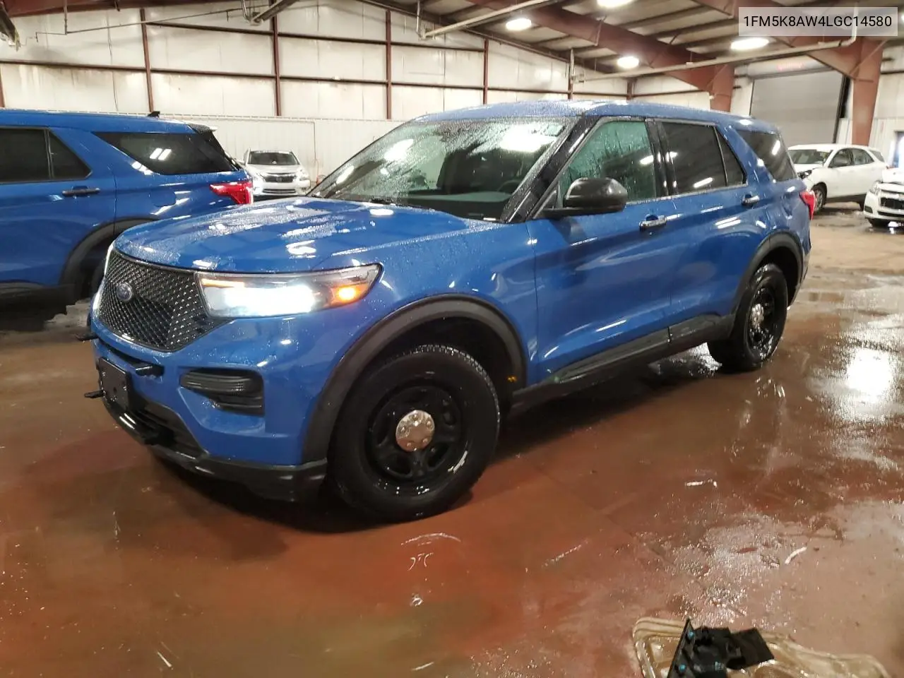 1FM5K8AW4LGC14580 2020 Ford Explorer Police Interceptor