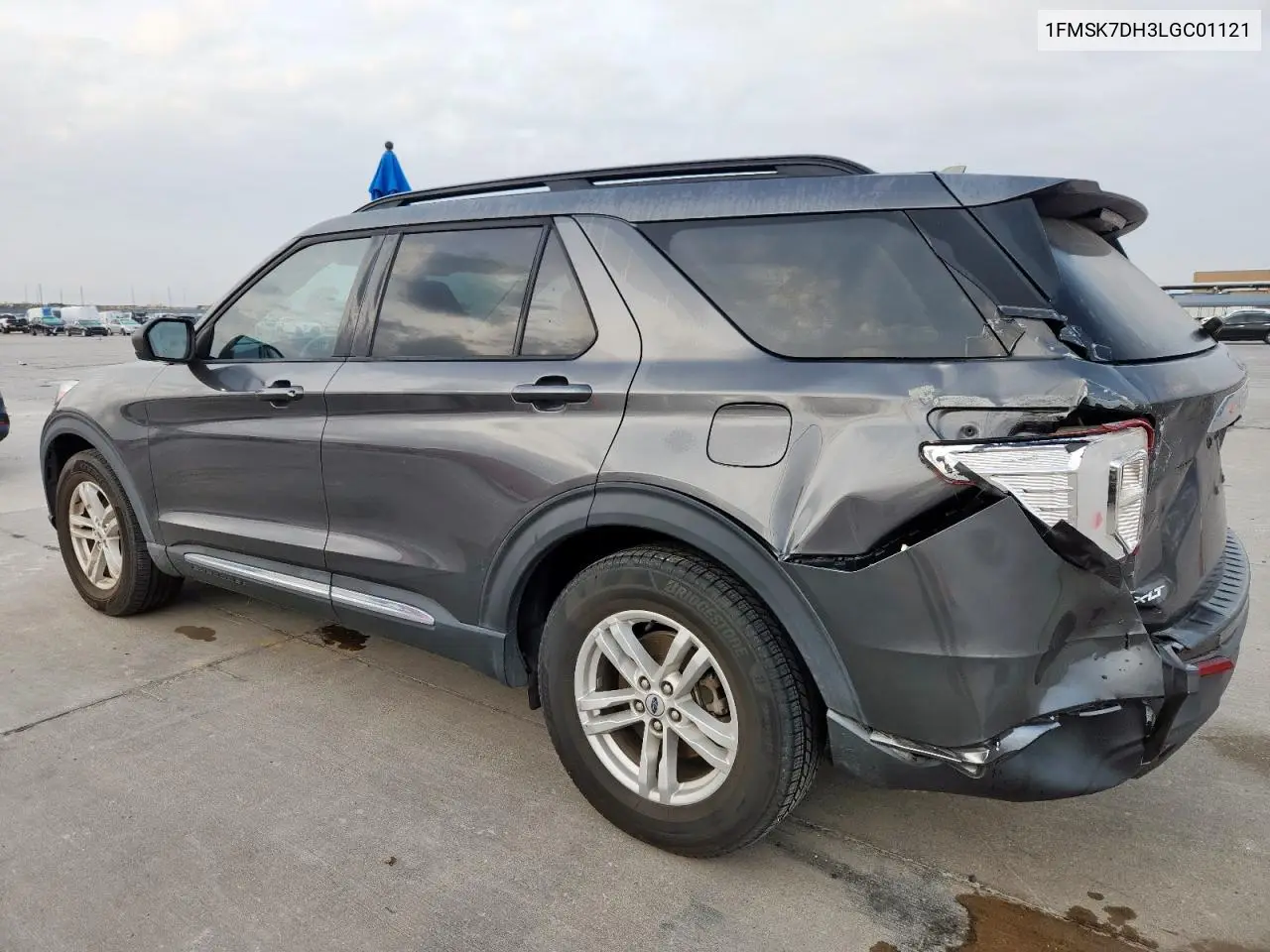 1FMSK7DH3LGC01121 2020 Ford Explorer Xlt