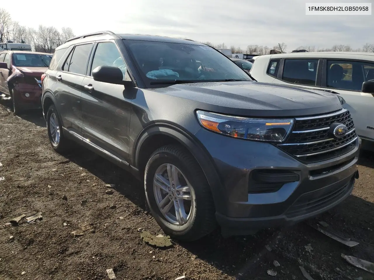 1FMSK8DH2LGB50958 2020 Ford Explorer Xlt