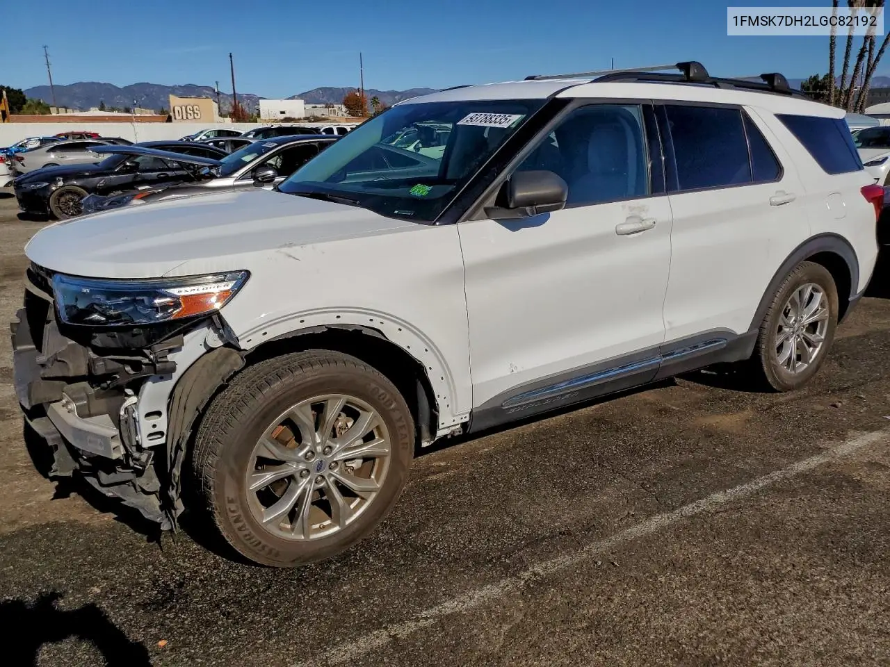 1FMSK7DH2LGC82192 2020 Ford Explorer Xlt